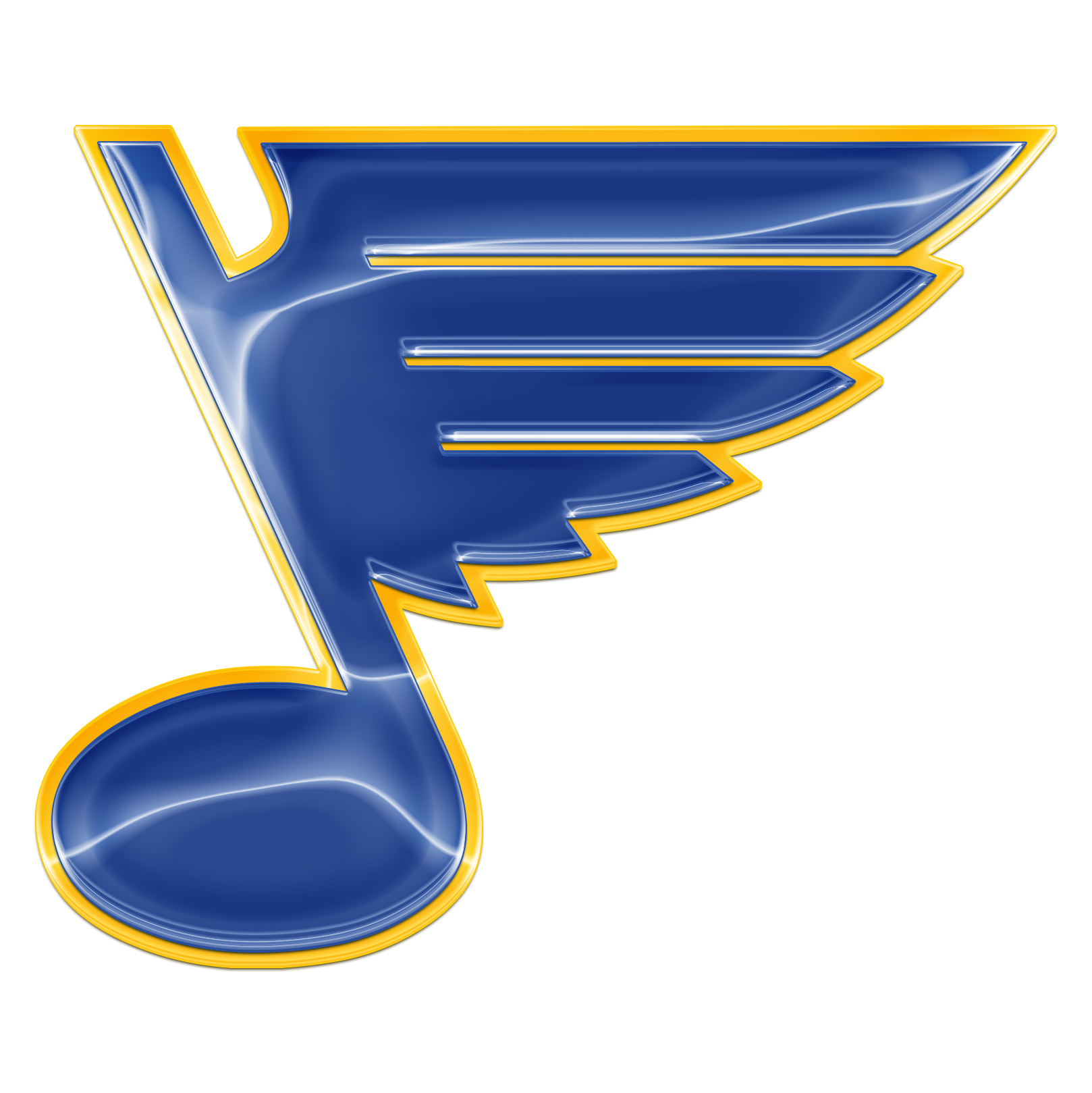 St. louis Blues Crystal Logo iron on paper